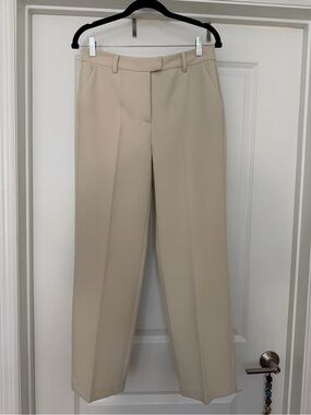 NWT b.young The Collection Straight Leg Trousers Beige 36